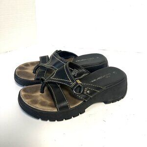 Vintage No Boundaries Emma Chunky Sandals sz 6.5 Thong Platform Y2K 90s Grunge